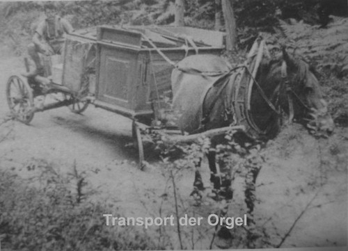 Transport der Orgel